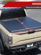 Spec-D 6.4FT Short Bed Soft Roll Up Tonneau Cover Dodge RAM 1500 | RAM 1500 Classic | RAM 2500/3500 2002-2021                                     - TCR2-RAM02-65-MP - Image 8