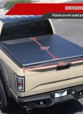 6.5FT Bed Roll Up Tonneau Cover Chevrolet Silverado/GMC Sierra 1500/2015-2019 Silverado/Sierra 2500HD/3500HD 2014-2018                                     - TCR2-SIV14-65-MP - Image 8