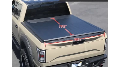 Spec-D 6.5' Bed Roll Up Tonneau Cover Chevrolet Silverado | GMC Sierra 2014-2019                                     - TCR2-SIV14-65-MP - Image 8