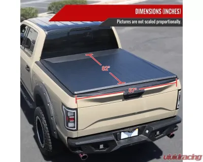 Spec-D 6.5FT Bed Roll Up Tonneau Cover Chevrolet Silverado | GMC Sierra 2500HD/3500HD  2019-2022 - TCR2-SIV1925-65-MP