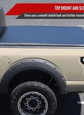 6.5FT Bed Roll Up Tonneau Cover Chevrolet Silverado/GMC Sierra 1500/2015-2019 Silverado/Sierra 2500HD/3500HD 2014-2018                                     - TCR2-SIV14-65-MP - Image 2