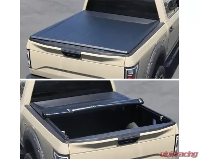 6.5FT Bed Roll Up Tonneau Cover Chevrolet Silverado/GMC Sierra 1500/2015-2019 Silverado/Sierra 2500HD/3500HD 2014-2018 - TCR2-SIV14-65-MP