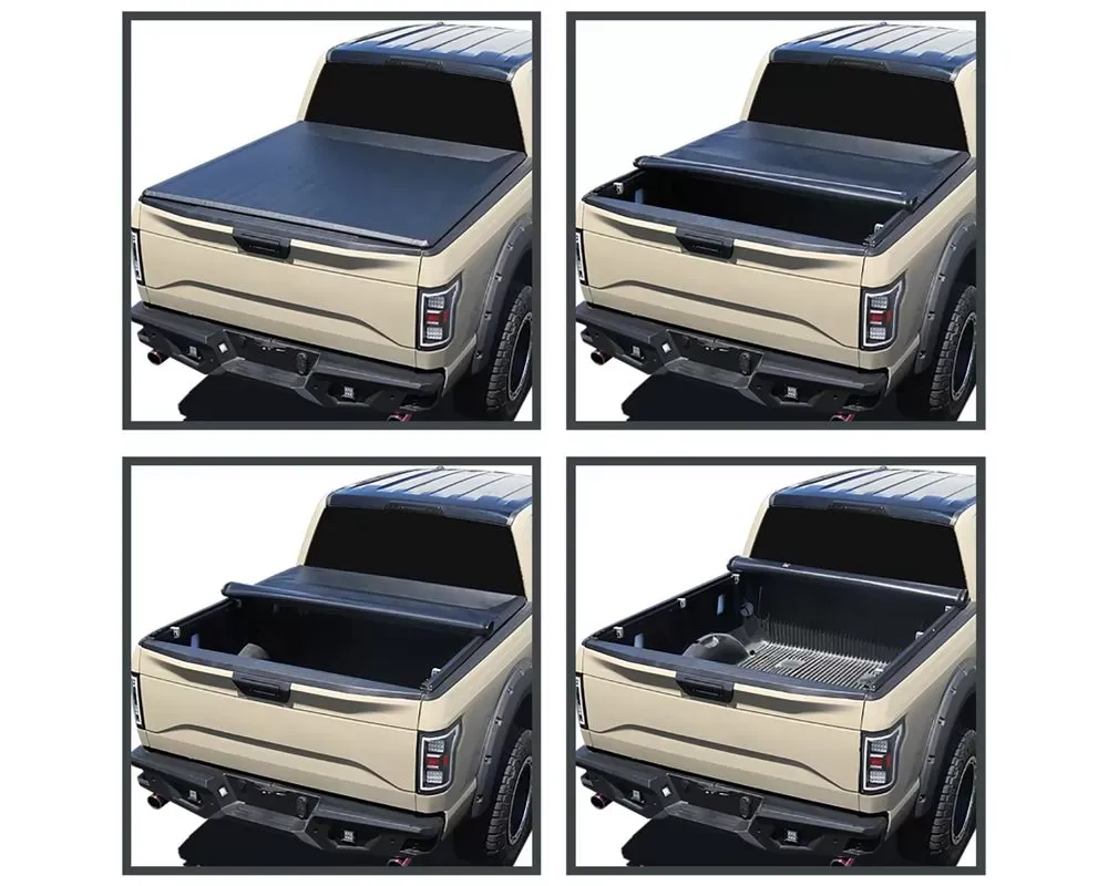 Spec-D 5.6FT Short Bed Soft Roll Up Tonneau Cover Dodge RAM 1500 2019-2022 - TCR2-RAM19-57-MP