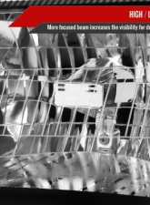 Spec-D Factory Style Headlights & Corner Lamps (Matte Black Headlights/Clear Lens) Mercury Grand Marquis 2006-2011                                     - 2LCLH-GMAR06JM-GO - Image 3