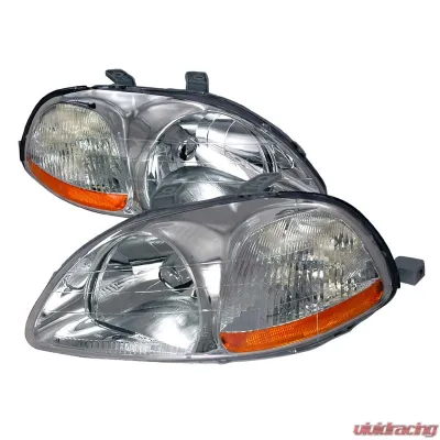 Spec-D Crystal Housing Headlights Honda Civic 1996-1998 - 2LH-CV96-KS