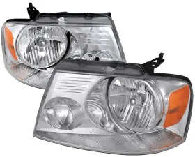 Spec-D Chrome Housing Headlights Ford F-20150 2004-2008