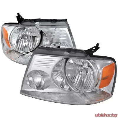 Spec-D Chrome Housing Headlights Ford F-20150 2004-2008 - 2LH-F15004-RS