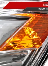 Spec-D Headlights Chrome Housing Clear Lens No Bulbs Included Toyota Prius 2006-2009                                     - 2LH-PUS06-GO - Image 5