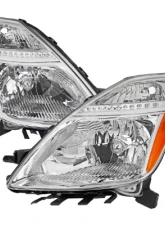 Spec-D Headlights Chrome Housing Clear Lens No Bulbs Included Toyota Prius 2006-2009                                     - 2LH-PUS06-GO - Image 7