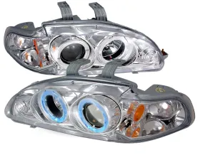 Spec-D Chrome Halo Projector Headlights Honda Civic 1992-1995 2D