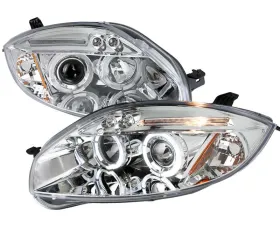 Spec-D Chrome Halo LED Projector Headlights Mitsubishi Eclipse 2006-2008