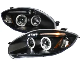 Spec-D Black Halo LED Projector Headlights Mitsubishi Eclipse 2006-2008