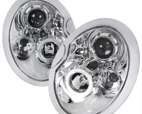 Spec-D Chrome Halo Projector Headlights Mini Cooper 2002-2005