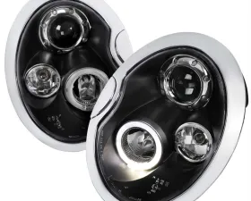 Spec-D Black Halo Projector Headlights Mini Cooper 2002-2005