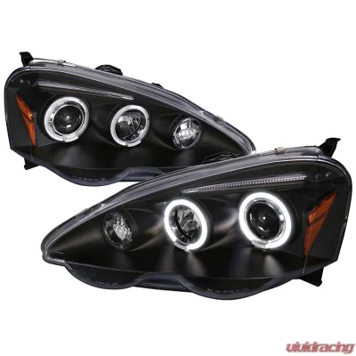 Spec-D Black Halo LED Projector Headlights Acura RSX 2002-2004 - 2LHP-RSX02JM-TM