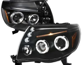 Spec-D Black Halo LED Projector Headlights Toyota Tacoma 2005-2010