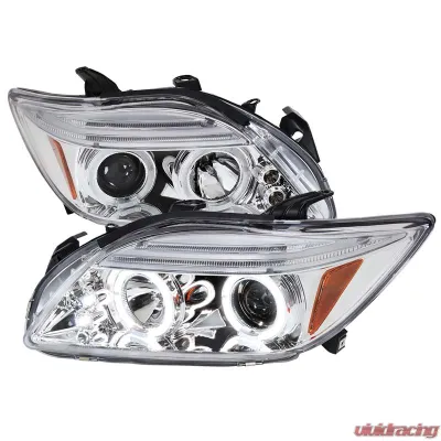 Spec-D Chrome Halo LED Projector Headlights Scion tC 2005-2010 - 2LHP-TC05-TM