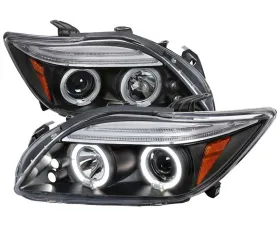 Spec-D Black Halo LED Projector Headlights Scion tC 2005-2010