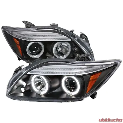 Spec-D Black Halo LED Projector Headlights Scion tC 2005-2010 - 2LHP-TC05JM-TM