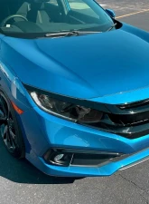 Spec-D LED Strip Factory Style Projector Headlights Matte Black Housing/Smoke Lens Honda Civic 2016-2021                                     - LHP-CV16SM-RO - Image 9