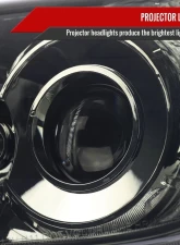 Spec-D Projector Style Headlights (Chrome Housing/Smoked Lens) Toyota 4Runner 2006-2009                                     - 2LHP-4RUN06G-GO - Image 3