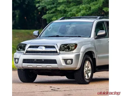 Spec-D Projector Style Headlights (Chrome Housing/Smoked Lens) Toyota 4Runner 2006-2009 - 2LHP-4RUN06G-GO