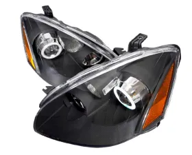 Spec-D Black CCFL Halo Projector Headlights Nissan Altima 2002-2004