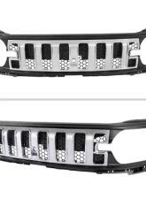 Spec-D Chrome Mesh Hood Replacement Grille Ford Bronco Sport 2021-2025                                     - HG-BCO21C-GL - Image 2