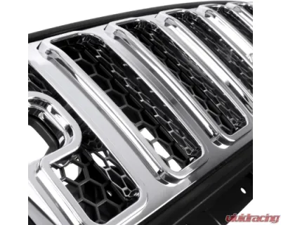 Spec-D Chrome Mesh Hood Replacement Grille Ford Bronco Sport 2021-2025 - HG-BCO21C-GL