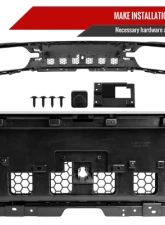 Spec-D Chrome Mesh Hood Replacement Grille Ford Bronco Sport 2021-2025                                     - HG-BCO21C-GL - Image 6