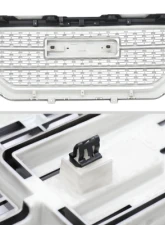 Spec-D Glossy Black Mesh Denali Style Hood Replacement Grille GMC Sierra 2016-2018                                     - HG-GMC1615JM-JB - Image 6