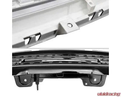 Spec-D Glossy Black Mesh Denali Style Hood Replacement Grille GMC Sierra 2016-2018 - HG-GMC1615JM-JB