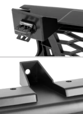 Spec-D Matte Black Mesh Replacement Grille w/ LED Lights Chevrolet 1999-2006                                     - HG-SIV99BB-LED-KH - Image 6