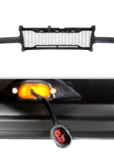 Spec-D Glossy Black Mesh Replacement Grille w/ LED Lights Chevrolet 1999-2006                                     - HG-SIV99JM-LED-KH - Image 7