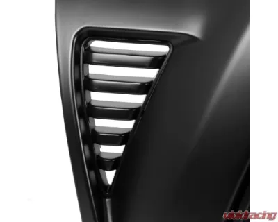 Spec-D Matte Black Mesh Replacement Grille w/ LED Lights Toyota Tacoma 2005-2011 - HG-TAC05BB-LED-KH