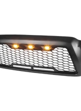 Spec-D Matte Black Mesh Replacement Grille w/ LED Lights Toyota Tacoma 2005-2011                                     - HG-TAC05BB-LED-KH - Image 7