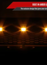 Spec-D Matte Black Mesh Replacement Grille w/ LED Lights Toyota Tacoma 2012-2015                                     - HG-TAC12BB-LED-KH - Image 2