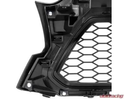 Spec-D Matte Black Mesh Replacement Grille w/ LED Lights Toyota Tacoma 2012-2015 - HG-TAC12BB-LED-KH