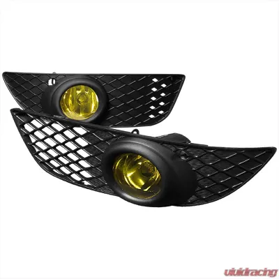 Spec-D OEM Style Yellow Fog Lights Mitsubishi Lancer 2007-2008 - LF-LAN08AMOEM