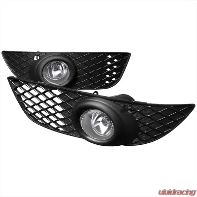 Spec-D OEM Style Clear Fog Lights Mitsubishi Lancer 2007-2008 - LF-LAN08OEM