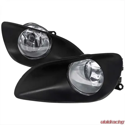 Spec-D H11 Fog Lights Kit (Chrome Housing/Clear Lens) Toyota Yaris 2006-2008 - LF-YAR064OEM