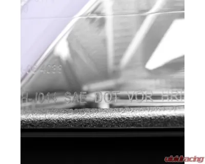 Spec-D Switchback Sequential LED Bar Projector Headlights (Chrome Housing/Clear Lens) Mercedes-Benz W204 C-Class 2012-2015 - LHP-BW20412-SQ-TM