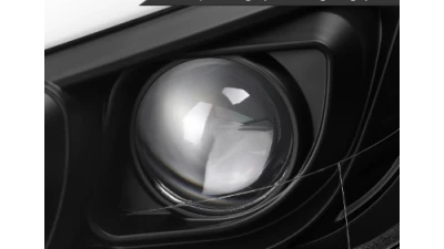 Spec-D Switchback Sequential LED Bar Projector Headlights (Matte Black Housing/Clear Lens) Mercedes-Benz W204 C-Class 2012-2015                                     - LHP-BW20412JM-SQ-TM - Image 3