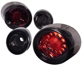 Spec-D Red/Smoked LED Tail Lights Chevrolet Cobalt 2005-2010