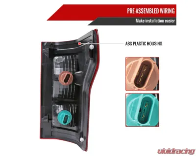 Spec-D Tail Light Oe Left Side With Bulb Ford F-150 2015-2017 - LT-F15015OEM-L-LD