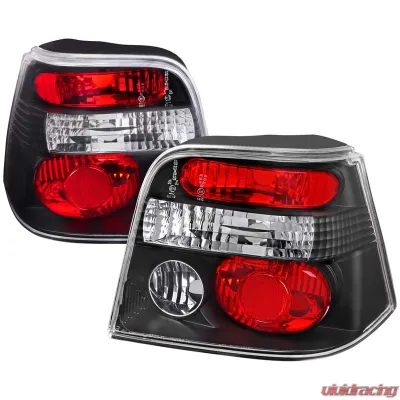 Spec-D Black Housing Altezza Tail Lights Volkswagen Golf MK4 1999-2004 - LT-GLF99JM-TM