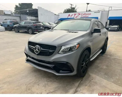 Spec-D Black Coated Silver Aluminum Side Step Rail Nerf Barss/Running Boards Mercedes Benz W166 GLE |  ML-Class 2012-2019 - SSBOE-W16612-LN