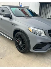 Spec-D Black Coated Silver Aluminum Side Step Rail Nerf Barss/Running Boards Mercedes Benz W166 GLE |  ML-Class 2012-2019                                     - SSBOE-W16612-LN - Image 12