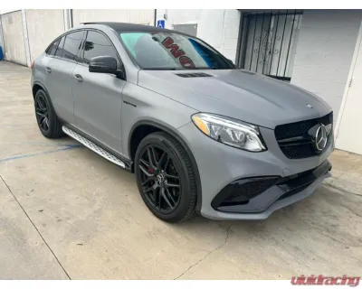 Spec-D Black Coated Silver Aluminum Side Step Rail Nerf Barss/Running Boards Mercedes Benz W166 GLE |  ML-Class 2012-2019 - SSBOE-W16612-LN