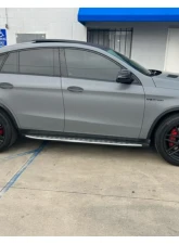 Spec-D Black Coated Silver Aluminum Side Step Rail Nerf Barss/Running Boards Mercedes Benz W166 GLE |  ML-Class 2012-2019                                     - SSBOE-W16612-LN - Image 13